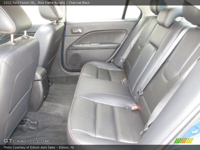 Blue Flame Metallic / Charcoal Black 2012 Ford Fusion SEL