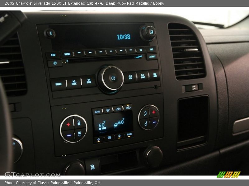 Deep Ruby Red Metallic / Ebony 2009 Chevrolet Silverado 1500 LT Extended Cab 4x4