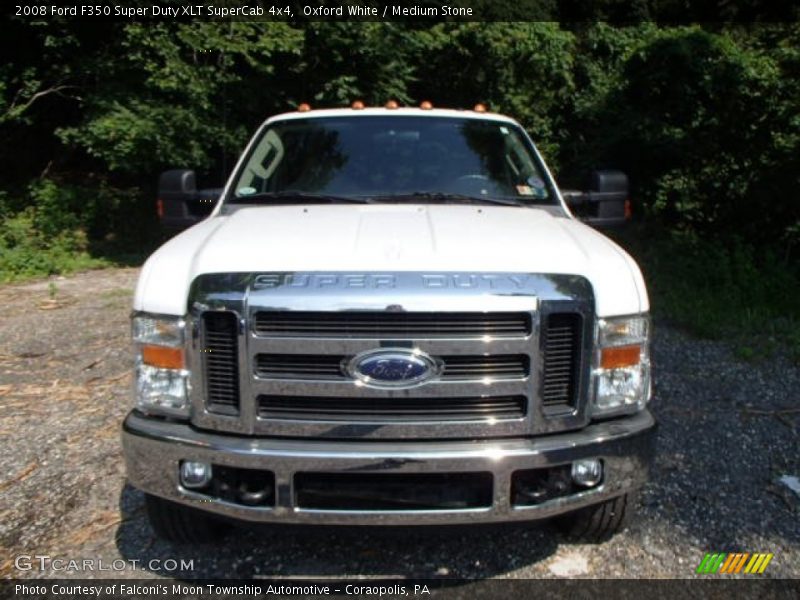 Oxford White / Medium Stone 2008 Ford F350 Super Duty XLT SuperCab 4x4