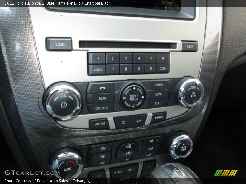 Blue Flame Metallic / Charcoal Black 2012 Ford Fusion SEL