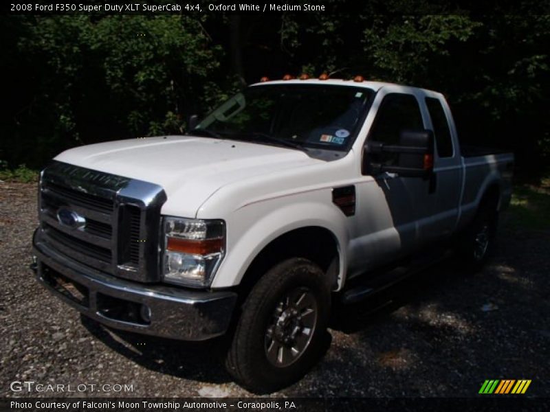 Oxford White / Medium Stone 2008 Ford F350 Super Duty XLT SuperCab 4x4