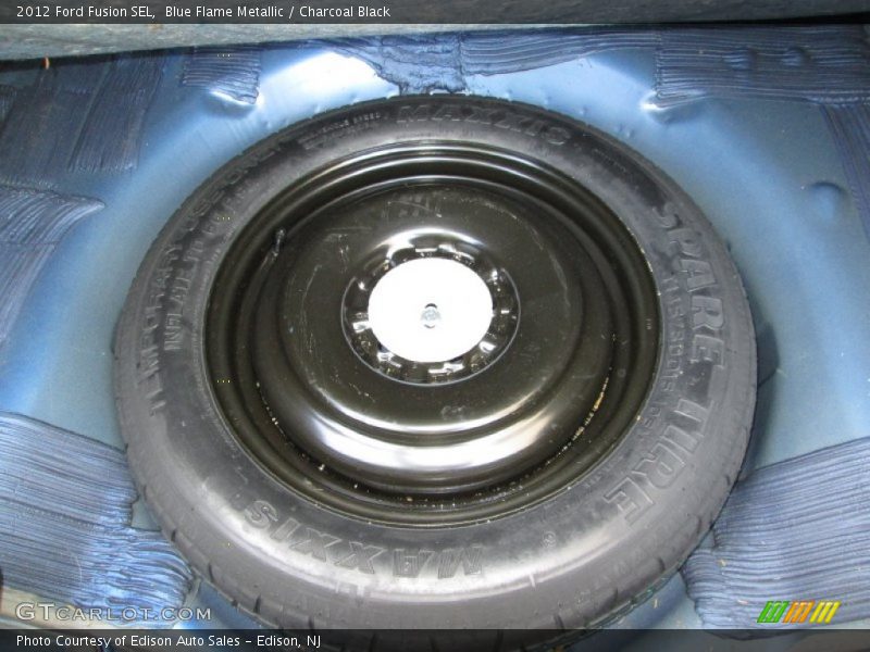 Blue Flame Metallic / Charcoal Black 2012 Ford Fusion SEL