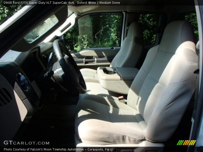 Oxford White / Medium Stone 2008 Ford F350 Super Duty XLT SuperCab 4x4