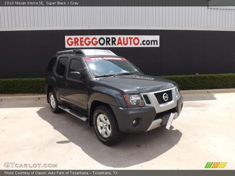 Super Black / Gray 2010 Nissan Xterra SE