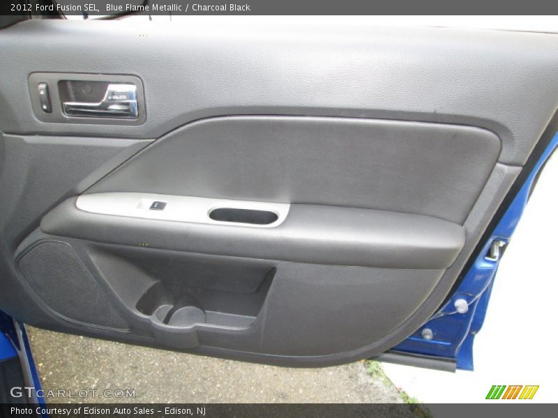 Blue Flame Metallic / Charcoal Black 2012 Ford Fusion SEL