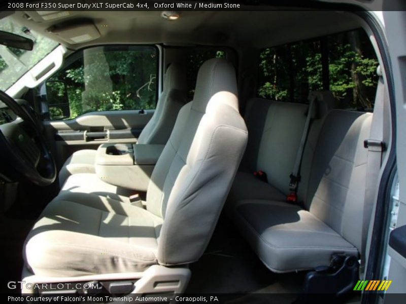 Oxford White / Medium Stone 2008 Ford F350 Super Duty XLT SuperCab 4x4