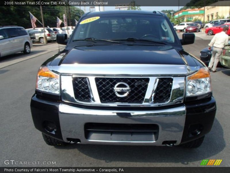 Galaxy Black / Charcoal 2008 Nissan Titan SE Crew Cab 4x4