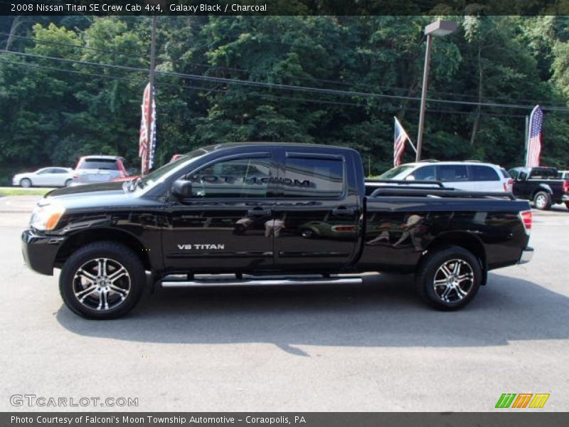 Galaxy Black / Charcoal 2008 Nissan Titan SE Crew Cab 4x4