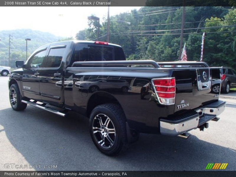 Galaxy Black / Charcoal 2008 Nissan Titan SE Crew Cab 4x4