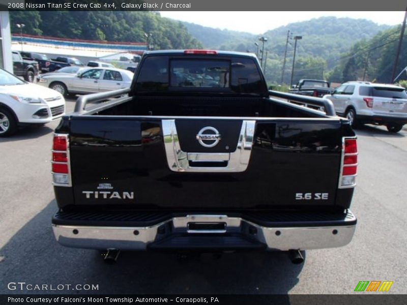 Galaxy Black / Charcoal 2008 Nissan Titan SE Crew Cab 4x4