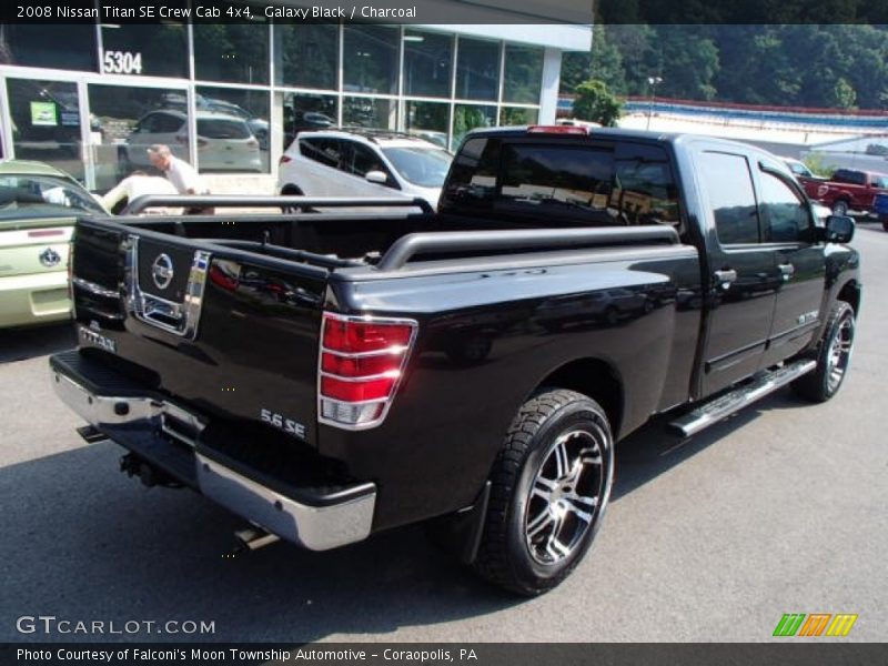 Galaxy Black / Charcoal 2008 Nissan Titan SE Crew Cab 4x4