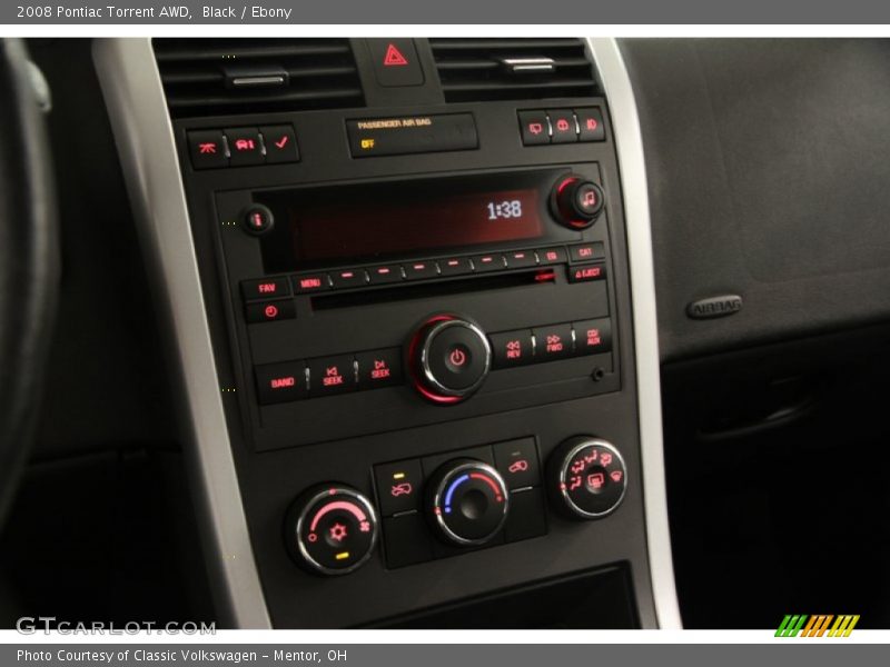 Black / Ebony 2008 Pontiac Torrent AWD