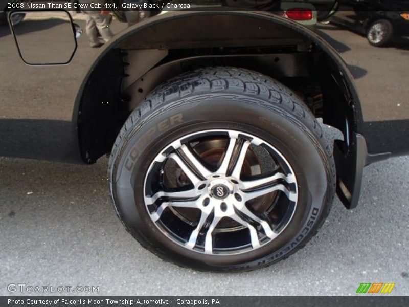 Galaxy Black / Charcoal 2008 Nissan Titan SE Crew Cab 4x4