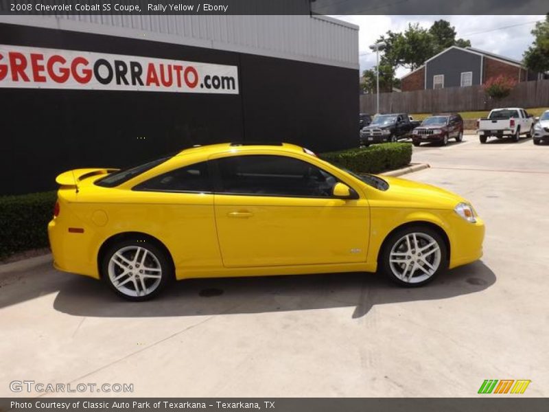 Rally Yellow / Ebony 2008 Chevrolet Cobalt SS Coupe