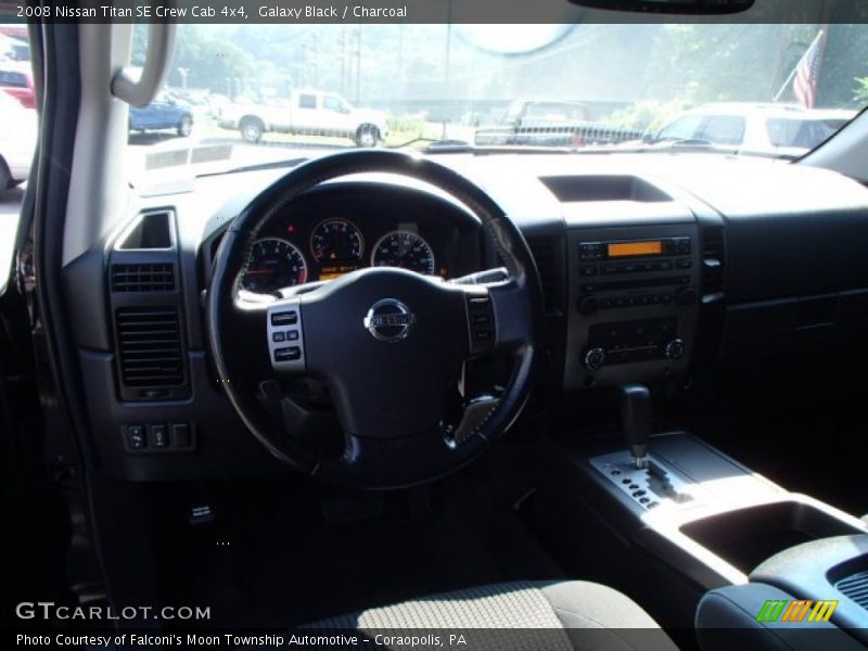 Galaxy Black / Charcoal 2008 Nissan Titan SE Crew Cab 4x4