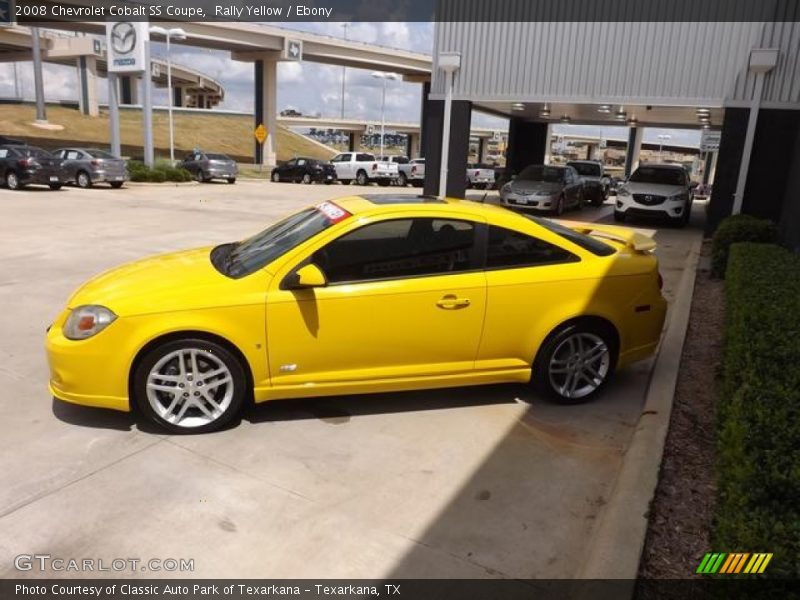 Rally Yellow / Ebony 2008 Chevrolet Cobalt SS Coupe