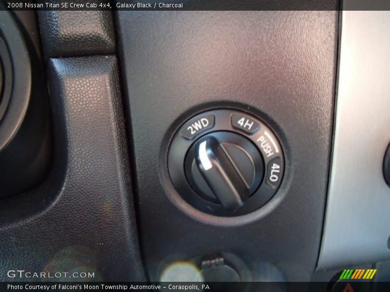 Galaxy Black / Charcoal 2008 Nissan Titan SE Crew Cab 4x4