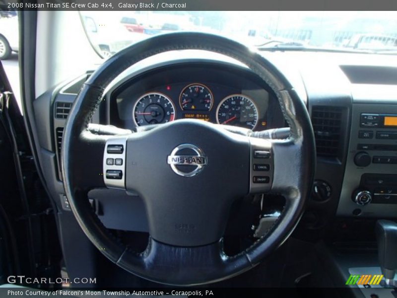 Galaxy Black / Charcoal 2008 Nissan Titan SE Crew Cab 4x4