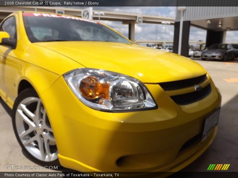 Rally Yellow / Ebony 2008 Chevrolet Cobalt SS Coupe