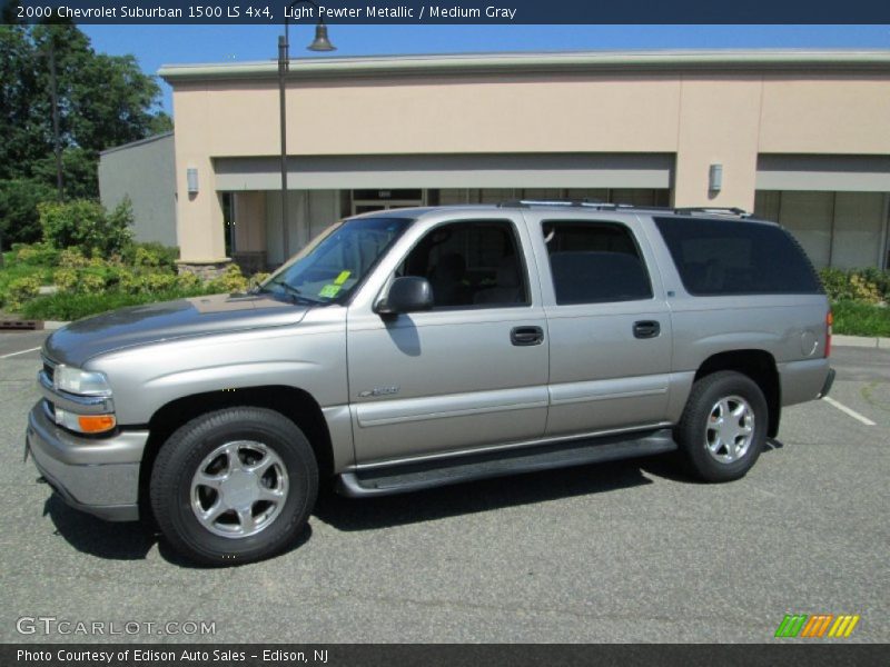 Light Pewter Metallic / Medium Gray 2000 Chevrolet Suburban 1500 LS 4x4