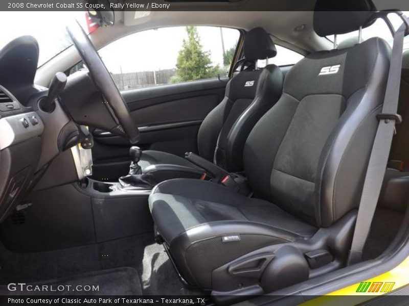 Front Seat of 2008 Cobalt SS Coupe