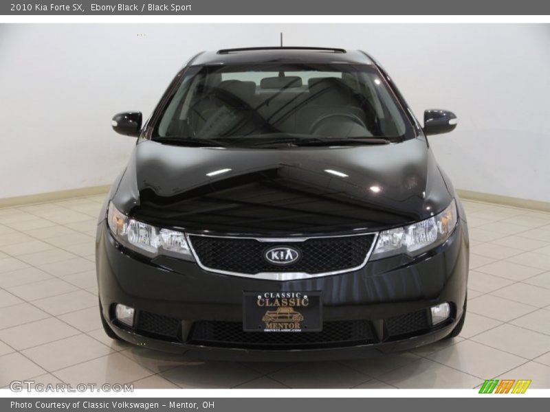 Ebony Black / Black Sport 2010 Kia Forte SX