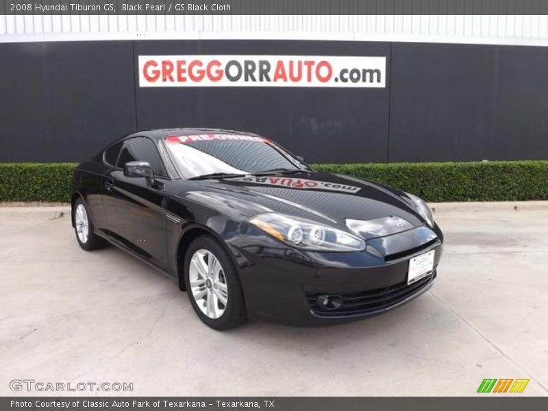 Black Pearl / GS Black Cloth 2008 Hyundai Tiburon GS