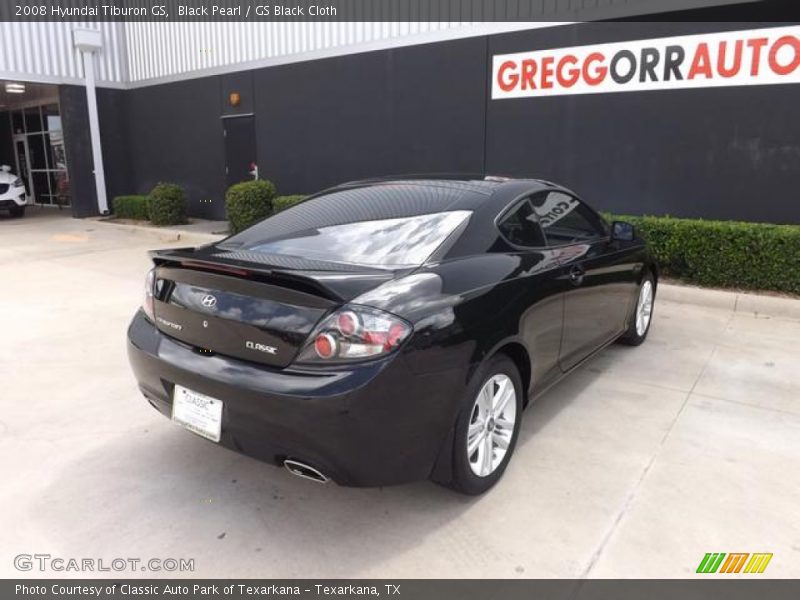 Black Pearl / GS Black Cloth 2008 Hyundai Tiburon GS