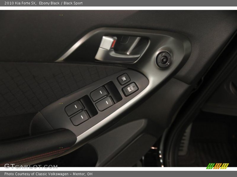Ebony Black / Black Sport 2010 Kia Forte SX