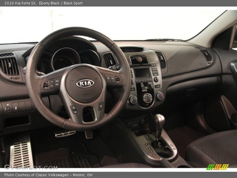 Ebony Black / Black Sport 2010 Kia Forte SX