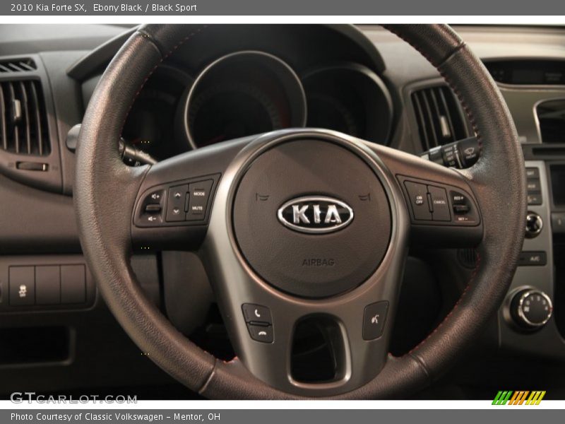 Ebony Black / Black Sport 2010 Kia Forte SX