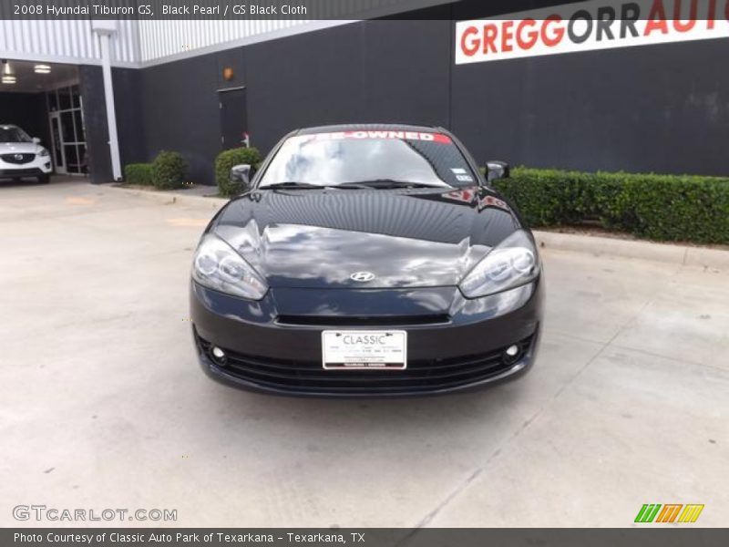Black Pearl / GS Black Cloth 2008 Hyundai Tiburon GS