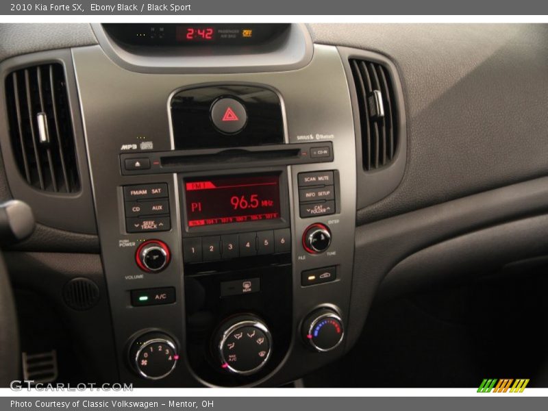 Ebony Black / Black Sport 2010 Kia Forte SX