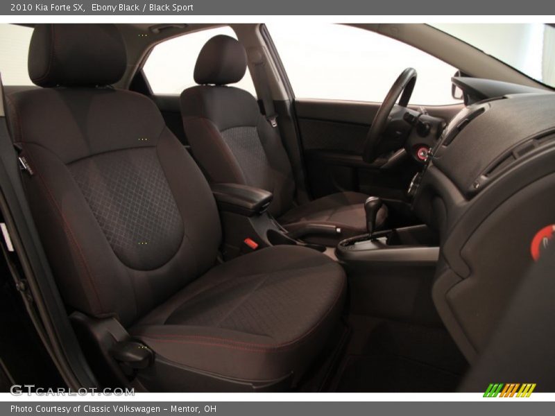 Ebony Black / Black Sport 2010 Kia Forte SX