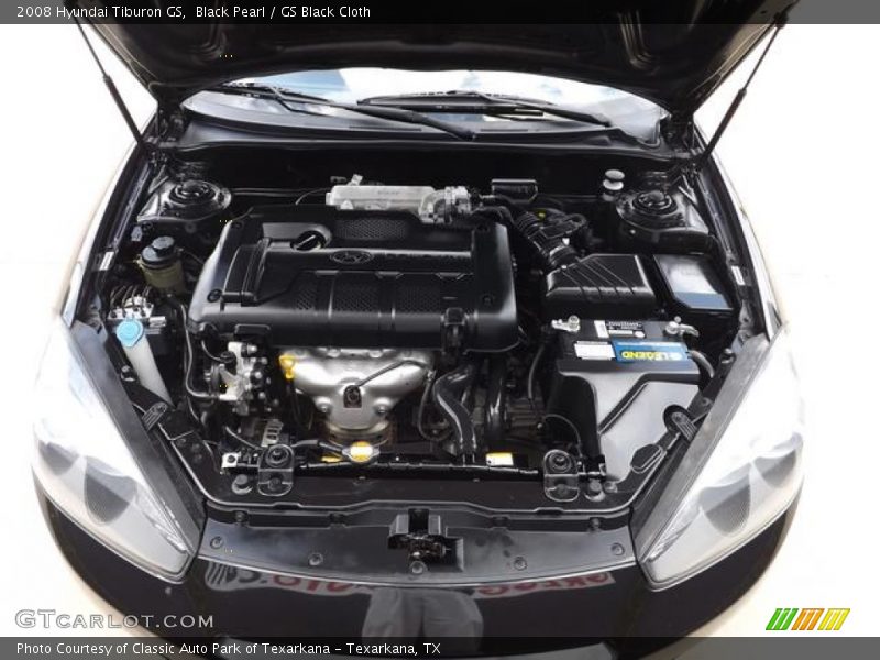 Black Pearl / GS Black Cloth 2008 Hyundai Tiburon GS