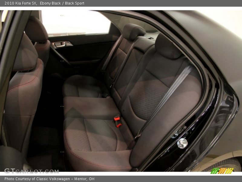Ebony Black / Black Sport 2010 Kia Forte SX