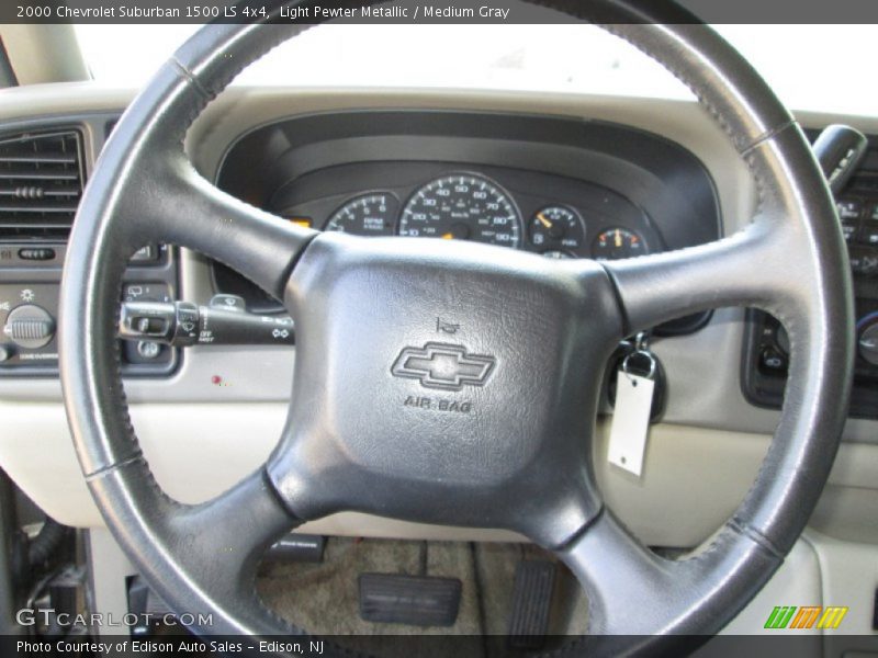Light Pewter Metallic / Medium Gray 2000 Chevrolet Suburban 1500 LS 4x4