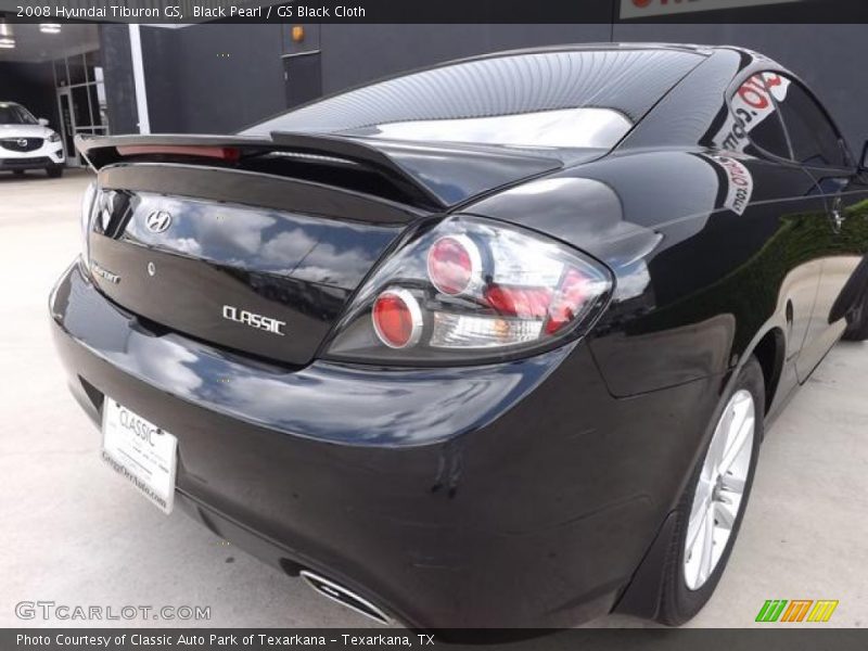 Black Pearl / GS Black Cloth 2008 Hyundai Tiburon GS