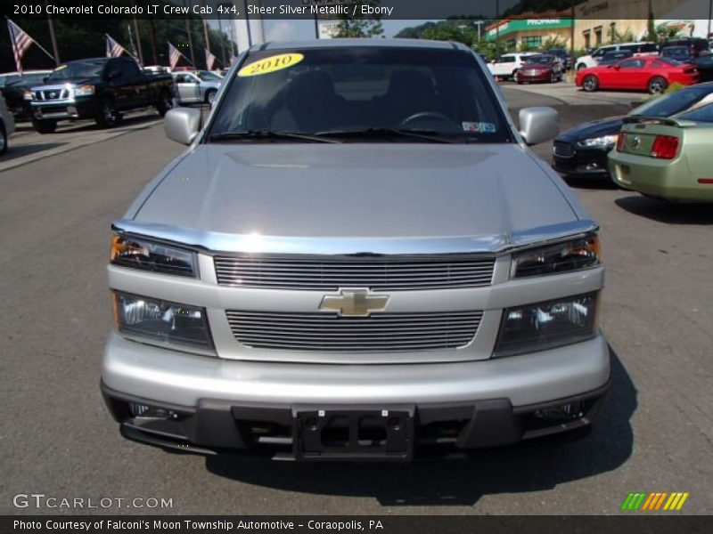 Sheer Silver Metallic / Ebony 2010 Chevrolet Colorado LT Crew Cab 4x4