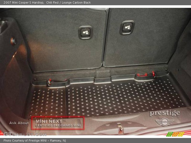 Chili Red / Lounge Carbon Black 2007 Mini Cooper S Hardtop