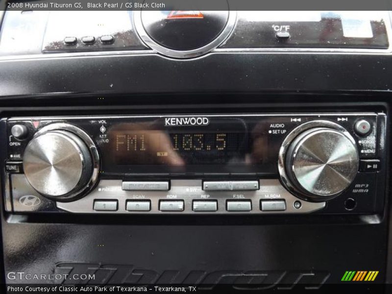 Black Pearl / GS Black Cloth 2008 Hyundai Tiburon GS