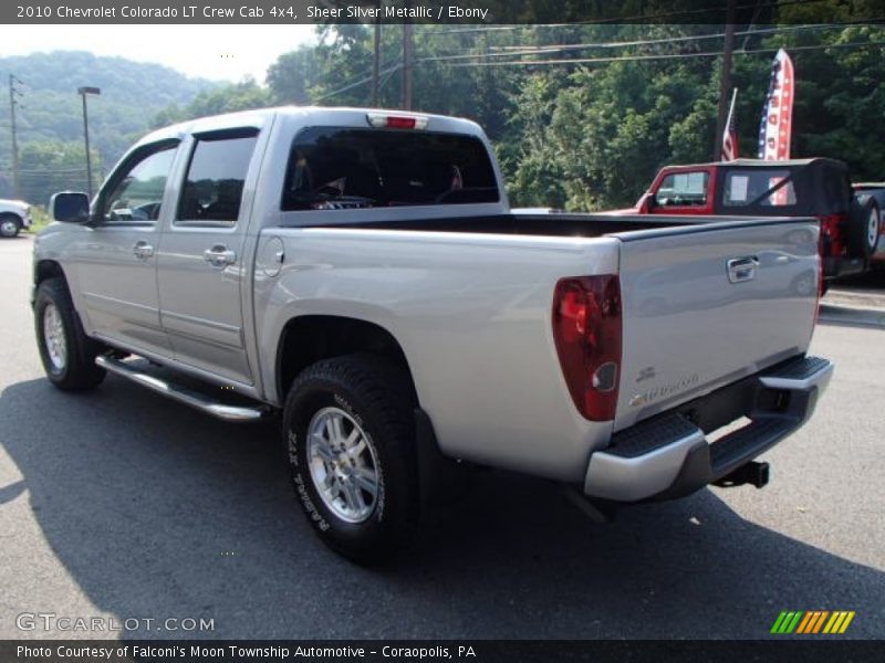 Sheer Silver Metallic / Ebony 2010 Chevrolet Colorado LT Crew Cab 4x4