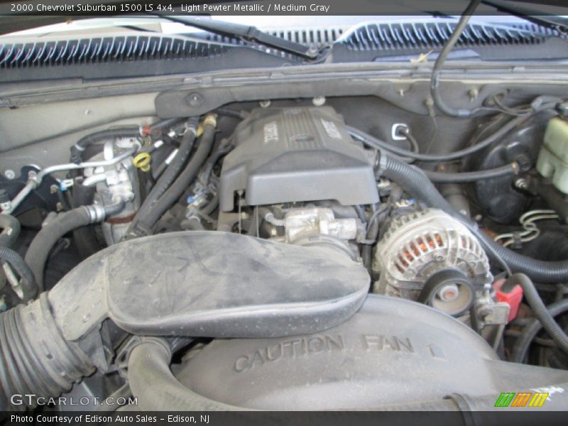 Light Pewter Metallic / Medium Gray 2000 Chevrolet Suburban 1500 LS 4x4