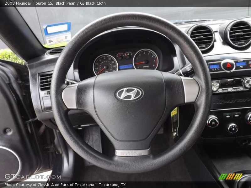 Black Pearl / GS Black Cloth 2008 Hyundai Tiburon GS