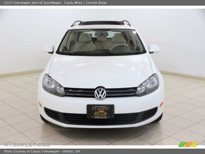 Candy White / Cornsilk Beige 2010 Volkswagen Jetta SE SportWagen