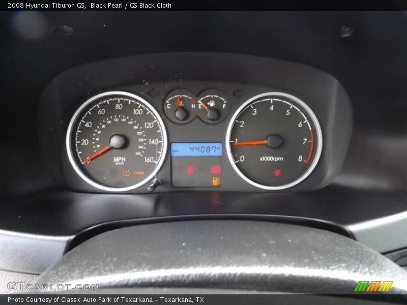 Black Pearl / GS Black Cloth 2008 Hyundai Tiburon GS