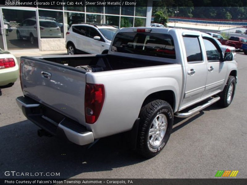 Sheer Silver Metallic / Ebony 2010 Chevrolet Colorado LT Crew Cab 4x4