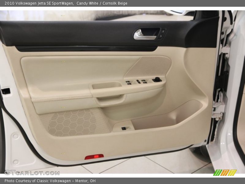 Candy White / Cornsilk Beige 2010 Volkswagen Jetta SE SportWagen