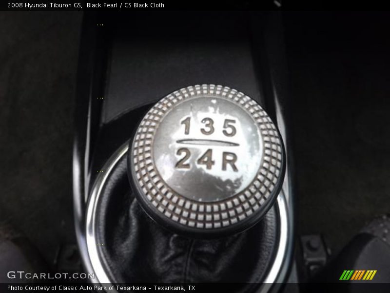 Black Pearl / GS Black Cloth 2008 Hyundai Tiburon GS
