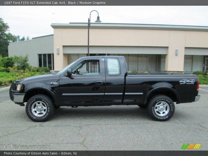 Black / Medium Graphite 1997 Ford F150 XLT Extended Cab 4x4
